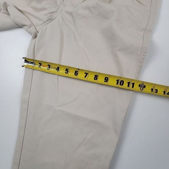 Vtg 90s Rockies Beige High Rise Rocky Mountain Bareback Mom Western Pants 3/4 - Picture 10 of 13